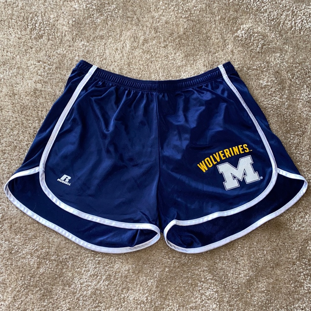 U of M - wolverines running shorts!